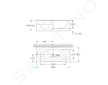 Grohe Essence - Vana 180x80 cm, alpská bílá 39617000