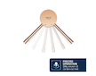 Grohe Essence - Vanová baterie do podlahy, kartáčovaný Warm Sunset 23491DL1