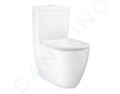 Grohe Essence - WC kombi mísa, rimless, PureGuard, alpská bílá 3957200H