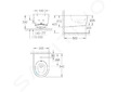 Grohe Essence - Závěsný bidet s přepadem, PureGuard, alpská bílá 3957400H