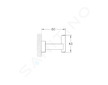Grohe Essentials Cube - Háček, chrom 40511001