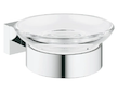 Grohe Essentials Cube - Mýdlenka s držákem, chrom 40754001