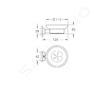 Grohe Essentials Cube - Mýdlenka s držákem, chrom 40754001