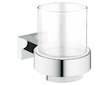 Grohe Essentials Cube - Sklenička s držákem, chrom 40755001