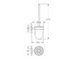Grohe Essentials Cube - WC kartáč s držákem, chrom 40513001