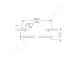 Grohe Essentials - Držák na osušky, tmavý grafit 40366A01