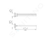 Grohe Essentials - Držák na ručníky, tmavý grafit 40371A01