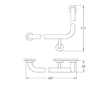 Grohe Essentials - Madlo, ve tvaru L, chrom 40797001