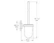 Grohe Essentials - Souprava na čištění toalety, kartáčovaný tmavý grafit 40374AL1