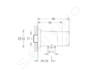 Grohe Euphoria Cube - Nástěnné kolínko s držákem, Cool Sunrise 26370GL0