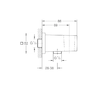 Grohe Euphoria Cube - Nástěnné kolínko s držákem, Cool Sunrise 26370GL0