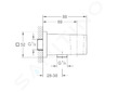Grohe Euphoria Cube - Nástěnné kolínko s držákem, kartáčovaný Hard Graphite 26370AL0