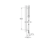 Grohe Euphoria Cube+ - Set sprchové hlavice, 1jet, tyče 60 cm a hadice, chrom 27891000