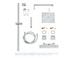 Grohe Euphoria Cube - Sprchový set 230 s termostatem, 1 proud, chrom 26087000