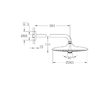 Grohe Euphoria SmartControl - Hlavová sprcha 260, 3 proudy, sprchové rameno 38 cm, chrom 26458000