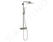 Grohe Euphoria SmartControl - Sprchový set 310 Duo s termostatem, 3 proudy, kartáčovaný Hard Graphite 26507AL0