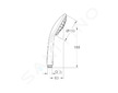 Grohe Euphoria - Sprchová hlavice 110 Massage, 3 proudy, chrom 27221001
