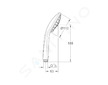 Grohe Euphoria - Sprchová hlavice Massage, 3 proudy, chrom 27221000