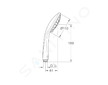 Grohe Euphoria - Sprchová hlavice Rainshower 110, 2 proudy, chrom 27220000