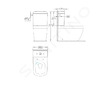 Grohe Euro Ceramic - Splachovací nádrž, 38x17 cm, boční napouštění, alpská bílá 39333000