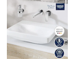 Grohe Euro Ceramic - Umyvadlo 55x44 cm, bez přepadu, bez otvoru pro baterii, alpská bílá 102431SH00