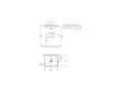 Grohe Euro Ceramic - Umyvadlo 55x44 cm, s přepadem, bez otvoru pro baterii, alpská bílá 102432SH00