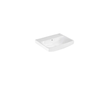 Grohe Euro Ceramic - Umyvadlo 55x44 cm, s přepadem, bez otvoru pro baterii, alpská bílá 102432SH00