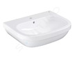 Grohe Euro Ceramic - Umyvadlo s přepadem, 65x52 cm, alpská bílá 39323000