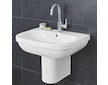 Grohe Euro Ceramic - Umyvadlo s přepadem, 65x52 cm, alpská bílá 39323000