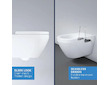 Grohe Euro Ceramic - Závěsné WC, Rimless, Triple Vortex, alpská bílá 102485SH00
