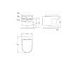 Grohe Eurocosmo - Závěsné WC se sedátkem, SoftClose, alpská bílá 39296000