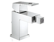 Grohe Eurocube - Bidetová baterie s výpustí, chrom 23138000