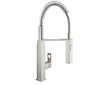 Grohe Eurocube - Dřezová baterie s flexibilním ramenem a sprškou, supersteel 31395DC0