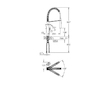 Grohe Eurocube - Dřezová baterie s flexibilním ramenem a sprškou, supersteel 31395DC0