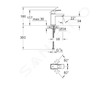 Grohe Eurocube - Páková umyvadlová baterie, chrom 2313200E