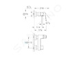 Grohe Eurocube - Sprchová baterie, kartáčovaný Hard Graphite 23145AL0