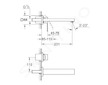 Grohe Eurocube - Umyvadlová baterie pod omítku, 2-otvorová instalace, chrom 23447000