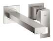 Grohe Eurocube - Umyvadlová baterie pod omítku, 2-otvorová instalace, supersteel 23447DC0