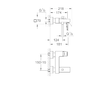 Grohe Eurocube - Vanová baterie, kartáčovaný Hard Graphite 23140AL0