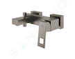 Grohe Eurocube - Vanová baterie, kartáčovaný Hard Graphite 23140AL0