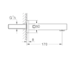 Grohe Eurocube - Vanová vpusť, kartáčovaný Hard Graphite 13303AL0