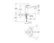Grohe Eurodisc Cosmopolitan - Páková dřezová baterie, chrom 33770002