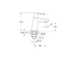 Grohe Eurodisc Cosmopolitan - Stojánkový ventil, chrom 23051002