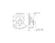 Grohe Eurodisc Cosmopolitan - Vanová baterie pod omítku, chrom 19548002