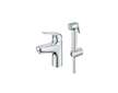 Grohe Euroeco - Umyvadlová baterie s bidetovou sprškou, chrom 24264001