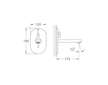 Grohe Eurosmart Cosmopolitan E - Elektronická umyvadlová baterie pod omítku, chrom 36315000