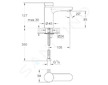 Grohe Eurosmart Cosmopolitan T - Samouzavírací umyvadlová baterie, chrom 36317000