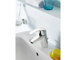 Grohe Eurosmart - Páková umyvadlová baterie S, s výpustí, chrom 33265002