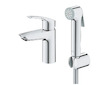 Grohe Eurosmart - Umyvadlová baterie s bidetovou sprškou, chrom 23124003