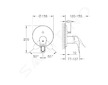 Grohe Eurostyle - Baterie pod omítku pro 2 spotřebiče, měsíční bílá 24049LS3